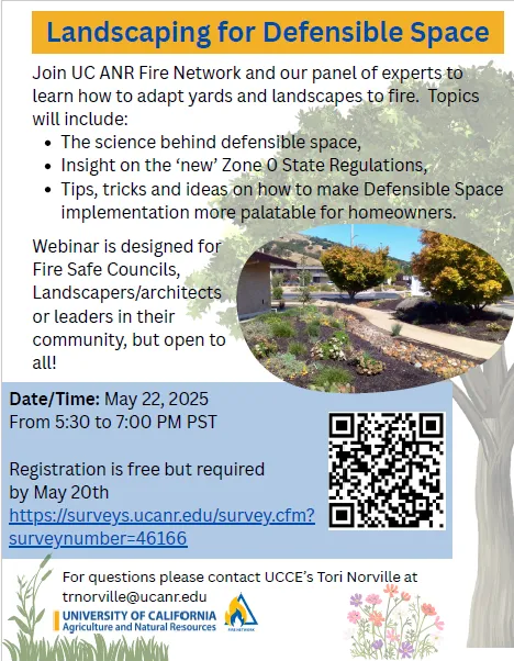 Informational flyer for the Landscaper Training on May 22, 2025.