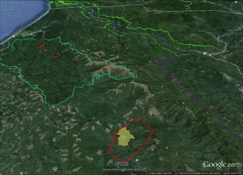 Link to maps of Redwood Valley SOD infestation