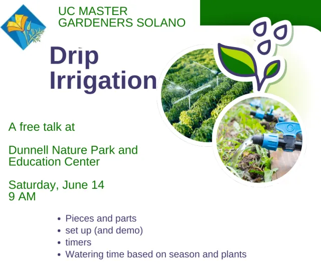 flyer for drip irrigation talk