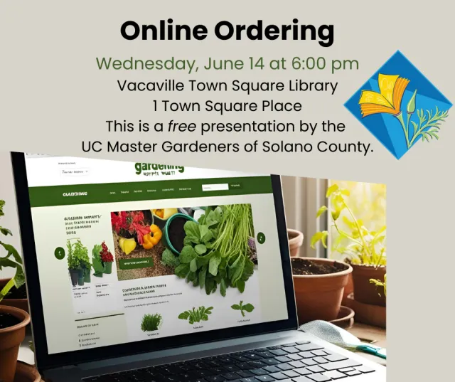 computer open to a plant purchasing site