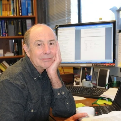 Entomologist Bruce Hammock in his UC Davis office. He holds a joint appointment with the UC Davis Department of Entomology and Nematology and the UC Davis Comprehensive Cancer Center. (Photo by Kathy Keatley Garvey)