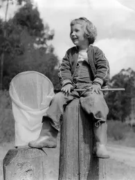 Lynn Kimsey's interest in entomology begin in her early childhood. Here she is at age 5.