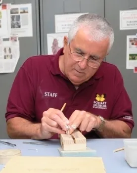 Entomologist Jeff Smith is the curator of the Lepidoptera collection at the Bohart Museum of Entomology. (Photo by Kathy Keatley Garvey)