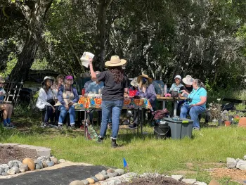 Teaching outdoors